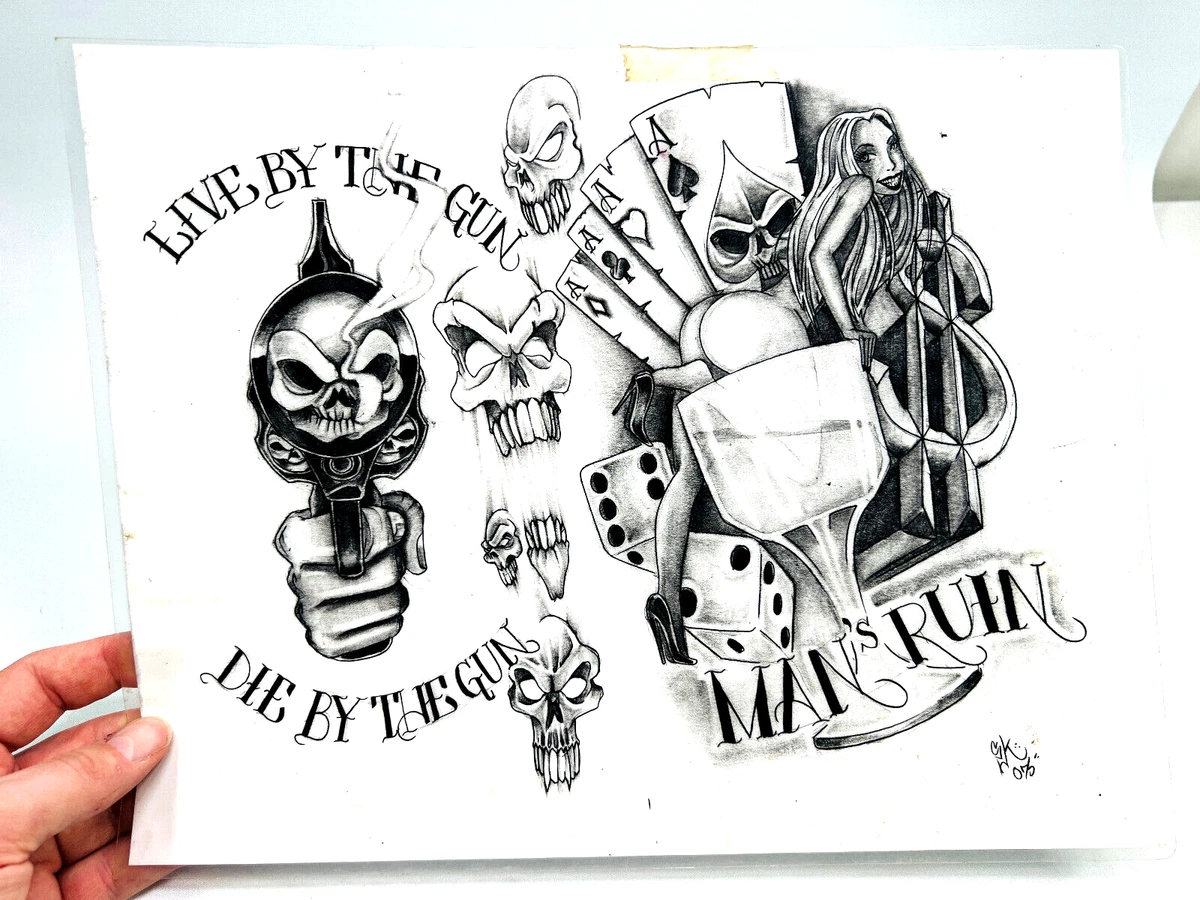 Gangsta Money Tattoos