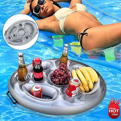 Inflatable Floating Drink Holder 8 Hole Floating Table Beach