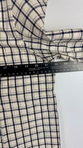 Old Navy Everyday Hemd Neu mit Etikett Herren Größe M blau/creme kariert langarm - Bild 9 von 16