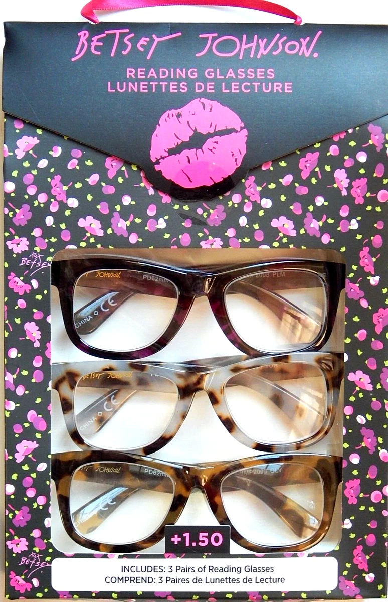 Betsey johnson reading glasses hotsell