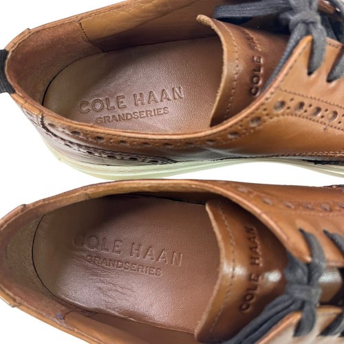 Cole Haan Grand Series Winslow Budapester Braun Herrenschuhe Größe 9,5M - Bild 7 von 12