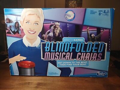 Ellen's Games Blindfolded Musical Chairs Game DeGeneres Factory Sealed Hasbro 