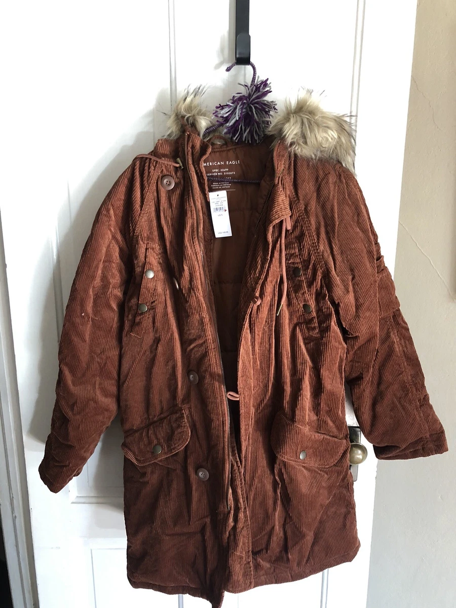 Ae corduroy cheap puffer jacket