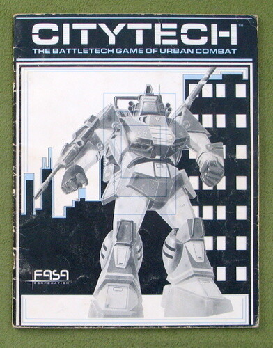Citytech (Battletech) - BOOK ONLY, WORN FASA 1608