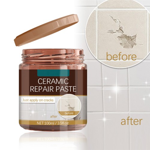 Ceramic Tile Repair Paste for Bathtub Sink Stone Surface Floor Crack Hole Repair - Picture 9 of 12