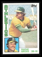 Wayne Gross 1984 Topps #741  Oakland Athletics