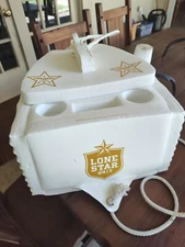 lone star beer floating cooler collectible