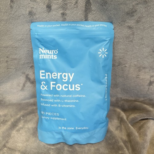 Neuro Mints Energy & Focus Koffein 90 Stück Nahrungsergänzungsmittel BB 02/2028
