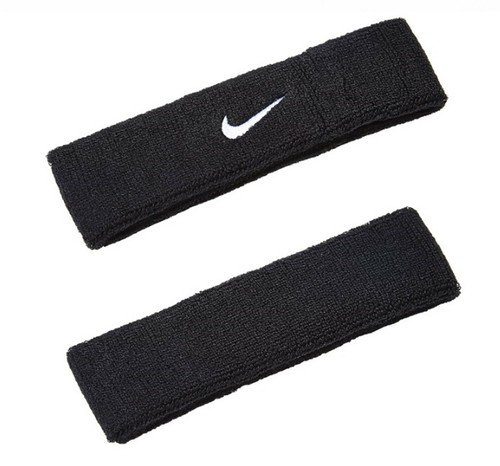 Nike Swoosh Banda Deportiva Diadema Correr OSFM Blanco Negro Diadema AC2285-010 - Imagen 3 de 11
