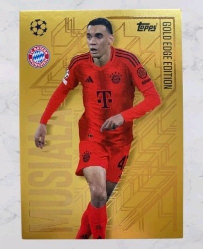 Jamal Musiala Gold Edge Edition Card # GE5 - Topps Match Attax 2024/25 24/25 - Zdjęcie 1 z 2