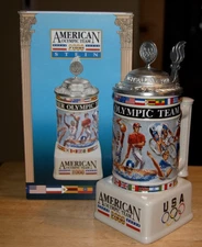 Anheuser Busch 2000 American Summer Olympic Team Stein with Original Box