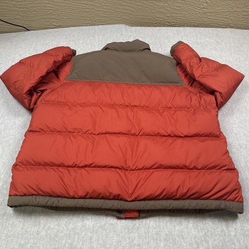 LL Bean Jacket Womens 2X Orange Mountain Classic Down DownTek Winter Coat Puffer - Picture 15 of 19