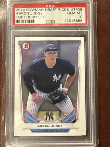2014 Bowman Draft Picks Aaron Judge RC Top Prospects PSA 10 Gem Mint #TP39