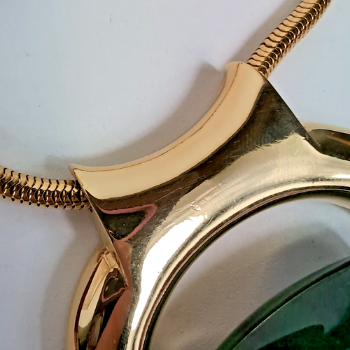 De Colección Paris Lanvin Bijoux Lucite Colgante Intercambiable Cadena Serpiente Caja Original - Imagen 14 de 24