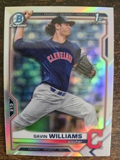 2021 Bowman Draft - Chrome Gavin Williams #BDC-93 Refractor (RC)