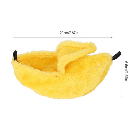 Small Size Warm Hamster Banana-shaped Hamster For Pet Swing Pet House - Picture 1 of 11