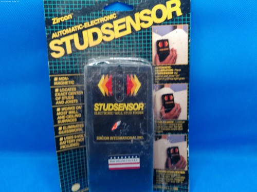 Zircon Studsensor 1986 NOS sellado buscador de pernos de pared electrónico - Imagen 2 de 4