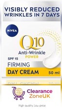 Brand New NIVEA Q10 Anti Wrinkle Day Cream Power Firming SPF 15 (50 ml)