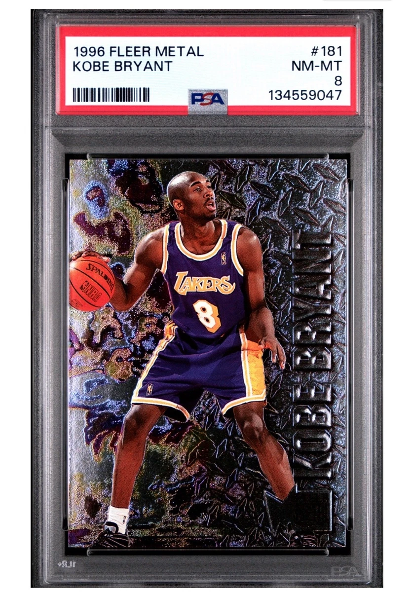 Kobe Bryant Basketball Grade 8 Rookie Sports Trading Cards