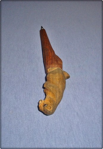 Kugelschreiber Sonderform " Hamster " aus Holz Einzelstück - Handarbeit Unikate - Bild 5 von 6