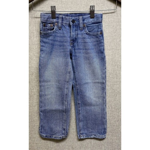 Polo Ralph Lauren Toddler Jeans Boys 3/3T Blue Straight Adjustable Waist