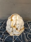 Vintage Art Deco Frosted Marbled Glass Bell Shape Pendant Light Lamp Shade