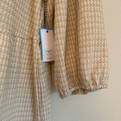 NWT Draper James RSVP Skater Dress Size L Cream Knit A-Line Shift Long Sleeve - Picture 10 of 12