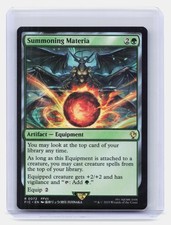 Summoning Materia Magic the Gathering Commander: FINAL FANTASY #72 Rare