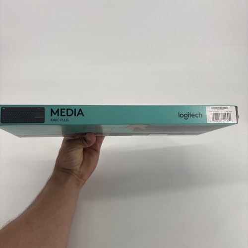 Logitech K400 Plus Wireless Touch Keyboard w Touchpad New In Box. TV Media - Photo 6/7