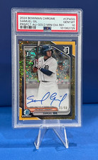 2024 BOWMAN CHROME PROSPECT AUTOS SAMUEL GIL /50 PSA 10 TIGERS