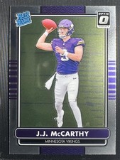 2024 Donruss Optic 2014 Retro Series #10 J.J. McCarthy Minnesota Vikings