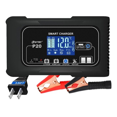 Cargador de batería inteligente 12V/20A y 24V/10A para batería de litio plomo-ácido Lifepo4 - Imagen 14 de 24