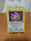 Pokemon Team Rockets Meowth 18 Black Star Promo Rare Card WOTC Vintage 1999