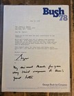 George W. Bush Signed Letter 1978 (Bush 78 Campaign)