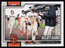 2026 Topps Series 1 Celebration Heliot Ramos Walk This Way #8 Giants