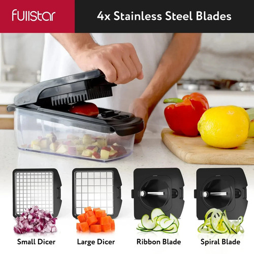 FULLSTAR Tritatutto per Verdure Tagliaverdure - Tritatutto per Insalata di Cipolle Vegetali - Foto 4 di 12