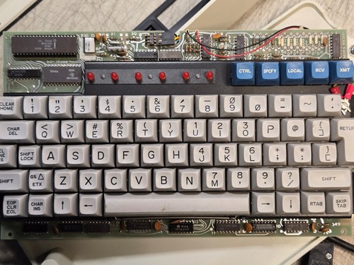 Burroughs Vintage Keyboard Model TP119 RARE (W/ Micro Switch Inside) Untested - Picture 8 of 13