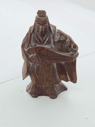 Benzaiten, a Japanese goddess Antique Wood Carved Figuring - 第 1/12 張圖片