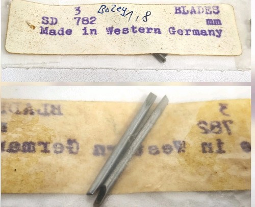 LOTTO 13 punte cacciavite vintage BOLEY mini lama piatta W.GERMANY varie misure - Foto 3 di 6