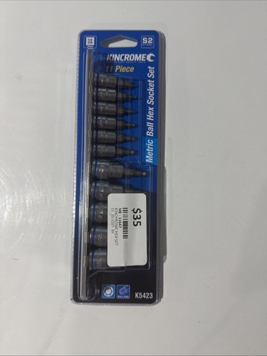 KINCROME 11 PC Metric Ball Hex Socket Set - Picture 3 of 3