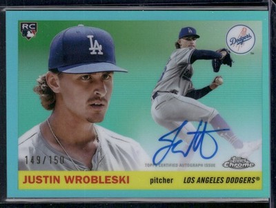 2025 Topps Chrome Platinum Justin Wrobleski RC Auto /150