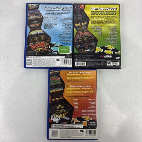 Midway Arcade Treasures 1 2 3 Sony PlayStation 2 PS2 Game PAL - Picture 2 of 14