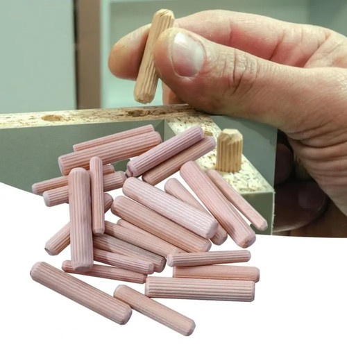 Kork-Nadel bolzen Holz nägel Runde gerillte Stecker - Bild 9 von 15