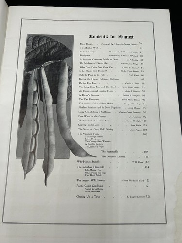 August 1910 Suburban Life Magazine - Print Ads - Cars- Gardening - Furniture - Bild 6 von 15