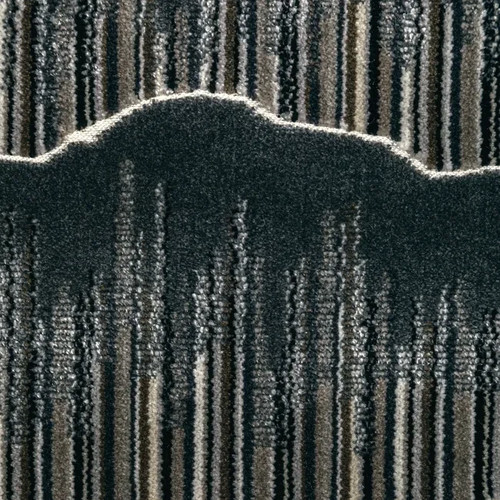 Kravet Couture Modern Contemporary Velvet Fabric- Mountainscape / Noir 1.30 yds - Picture 3 of 3