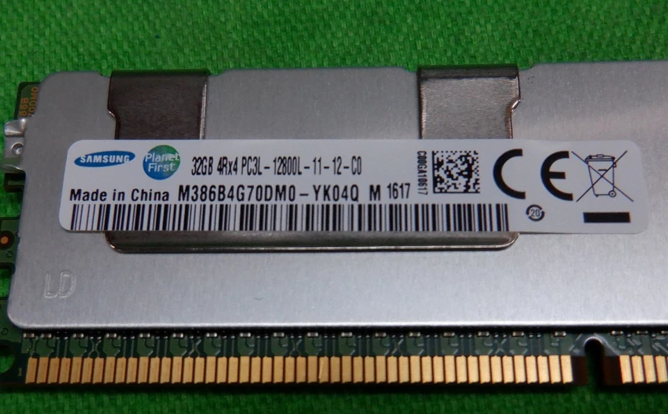 Samsung Oracle 32GB 4Rx4 PC3L-12800L  Oracle 7095791  ECC REG Server Memory - Image 3 of 4