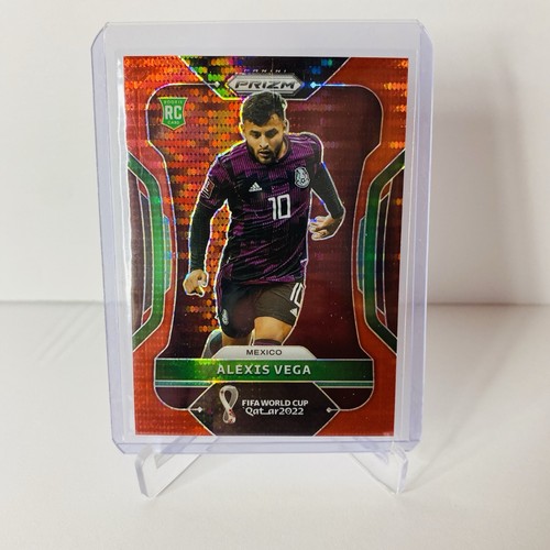 Alexis Vega Rookie (RC) 2022 Prizm FIFA WORLD CUP Qatar Mexico Red Breakaway /99 - Bild 4 von 5