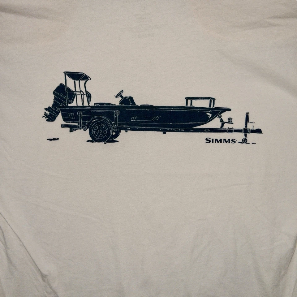 Camiseta grande Simms Fishing Products para hombre manga larga Gorpcore exterior navegación Foto 2 de 4