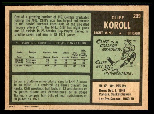 1971-72 O-Pee-Chee OPC #1-264 'VG to VGEX' Complete Your Set Break Pick *virtus* - Picture 411 of 501