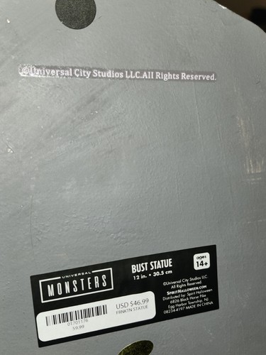 Frankenstein Bust Statue - Universal Monsters Rare Out of Print - Picture 3 of 3